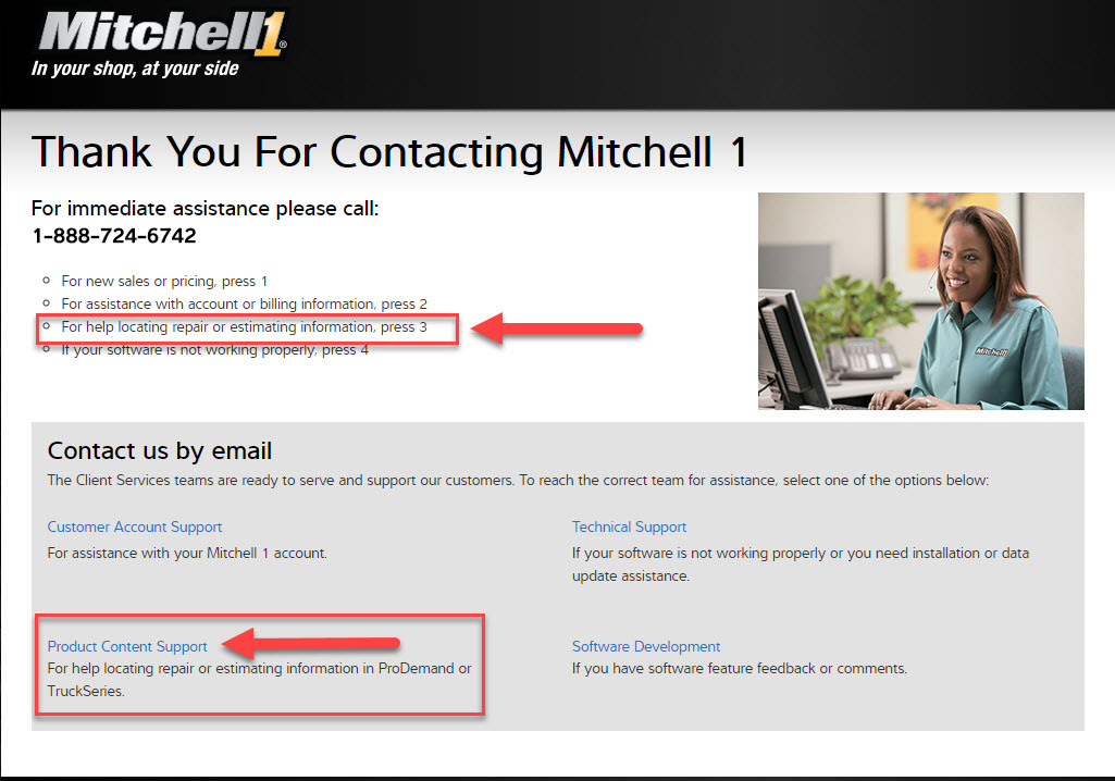 mitchell 1 product content support