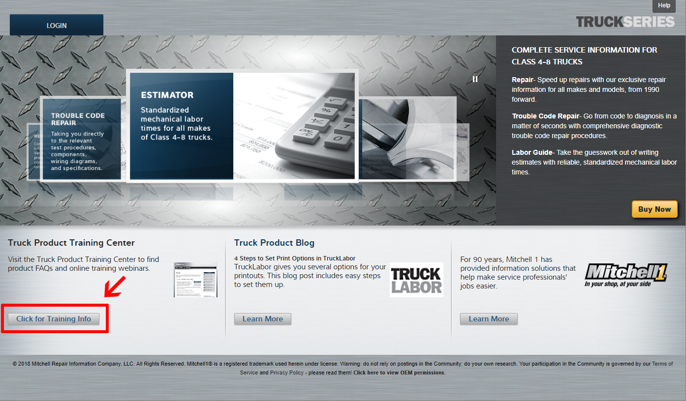 TruckSeries Training: Training Center Portal