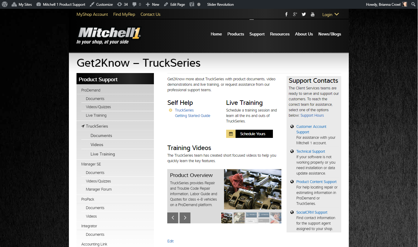 TruckSeries Help and Resources