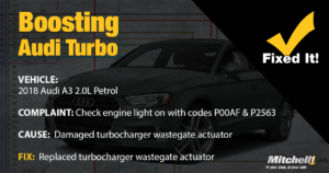 SureTrack Real Fix: Boosting Audi Turbo