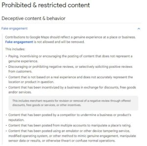 Google Review Gating Penalties