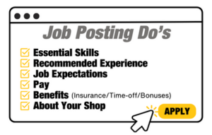 How to write a repair shop technician job posting