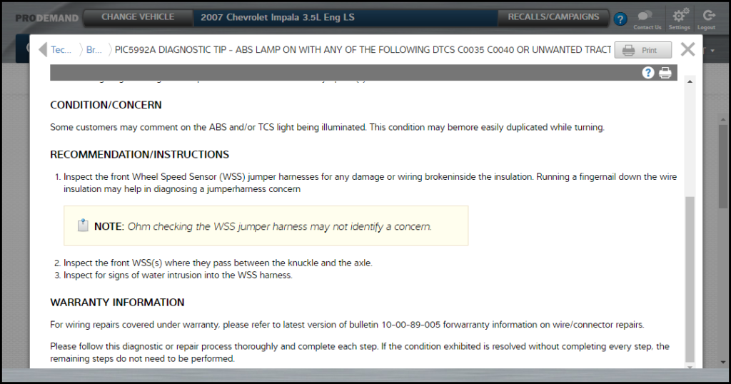 Reasons to used TSBs or technical service bullitens