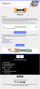 Customer Welcome Email