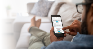 Customer with mobile