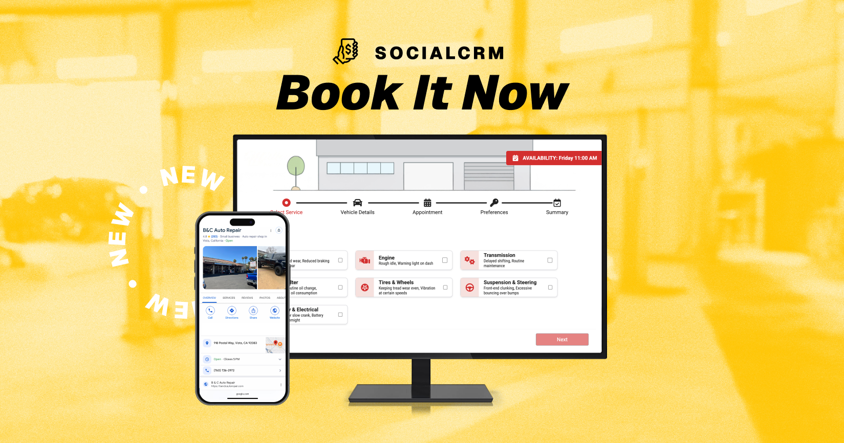 Shop Marketing Services - Book It Now - Online Appointment Scheduling