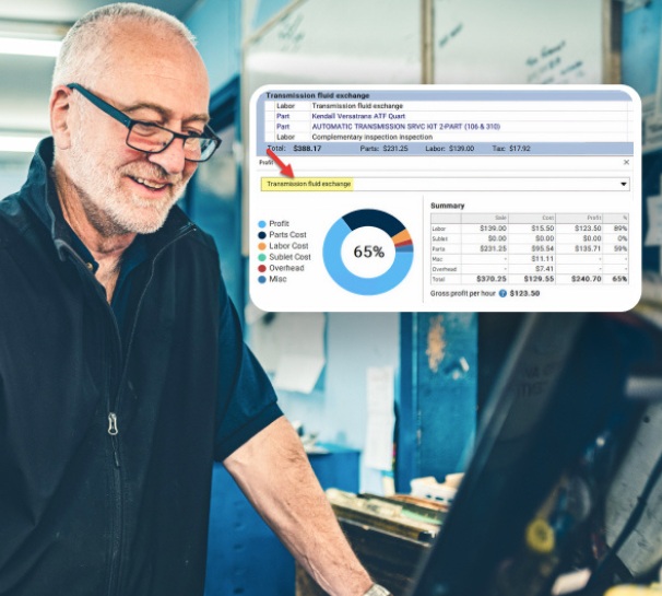 Job View graphic of guy