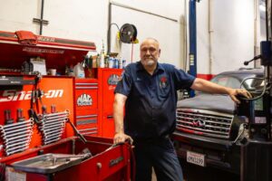 Happy mechanic